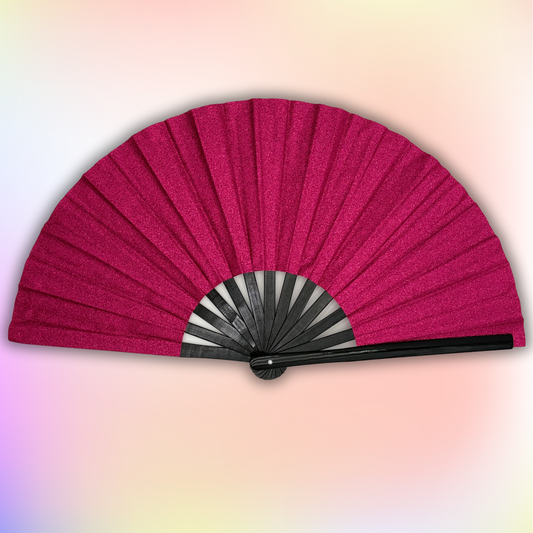 Ruby Glitter Fan